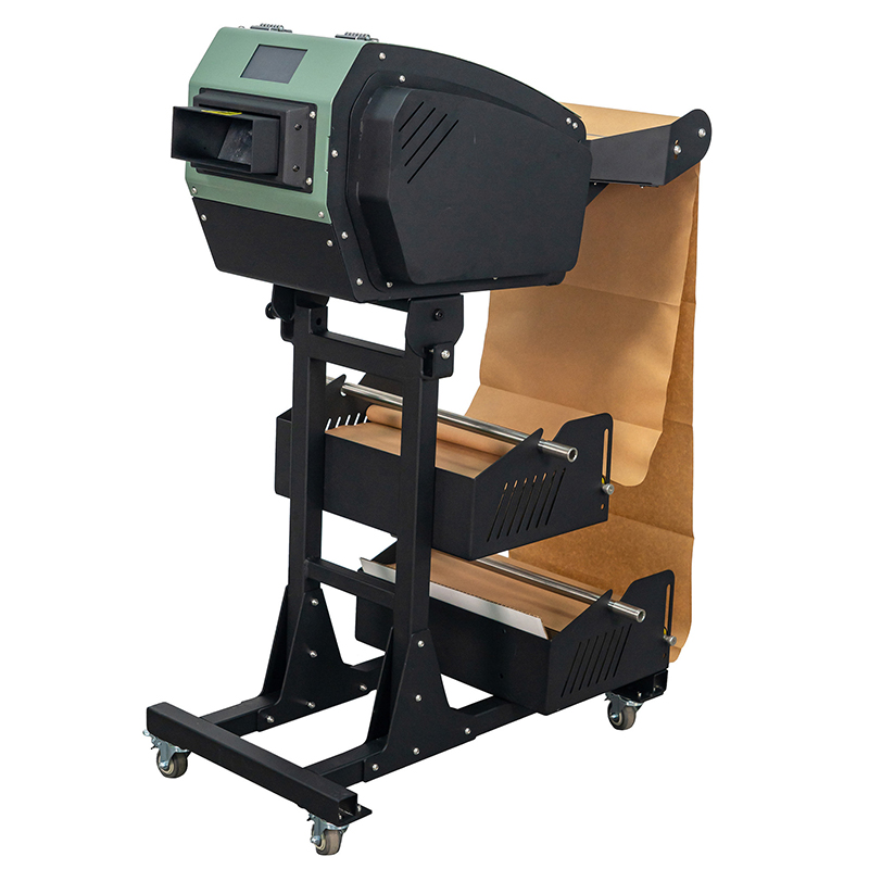 工业型缓冲纸垫机可用38cm宽牛皮纸卷/风琴纸